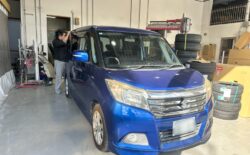 ソリオのスポイラー交換