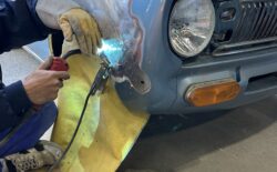 ＫＥ１１カローラのフェンダー修理