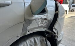 CRVのヘコミ修理