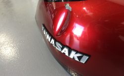 バイクのタンク修理