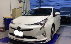 初入庫のプリウス